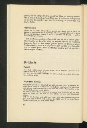 Fleischspeisen