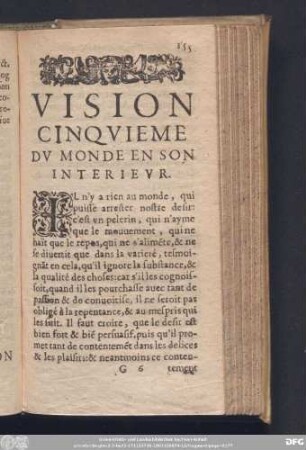 Vision Cinquieme Du Monde En Son Interieur.