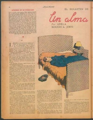 Un alma libre : El folletín de "Mundo Argentino"