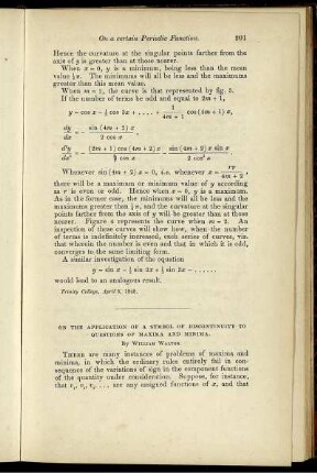 On the application of a symbol of discontinuity to questions of maxima and minima.