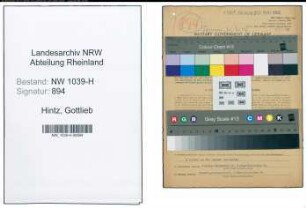 Entnazifizierung Gottlieb Hintz , geb. 08.12.1891 (Lehrer)