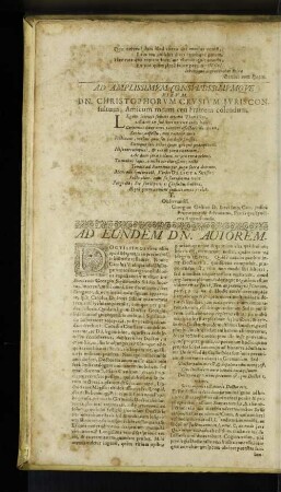 [Widmung eines Beiträgers an den Autor]