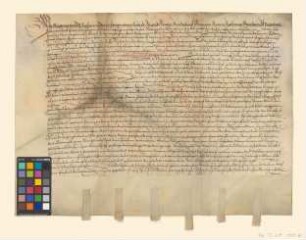 Obligation über 1500 Taler, die Berndt v. Wuthenow den Städten Brandenburg (Alt- und Neustadt), Prenzlau, Ruppin, Rathenow, Spandau und Wusterhausen leiht.