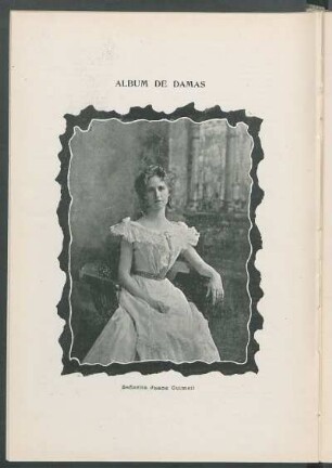 Álbum de Damas : Señorita Juana Culmell. [Retrato]