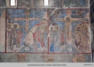 Christologischer Zyklus, die Königliche Familie vor dem heiligen Georg : Passionszyklus