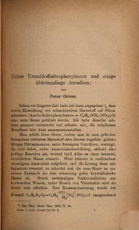 Journal für praktische Chemie : practical applications and applied chemistry ; covering all aspects of applied chemistry. 113 = N.F., Bd. 5. 1872