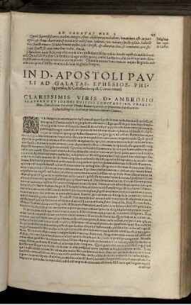 In D. Apostoli Pauli Ad Galatas, Ephesios, Philippenses, & Colossenses epist. Commentarii