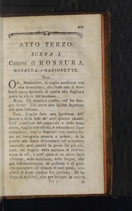 Atto Terzo.