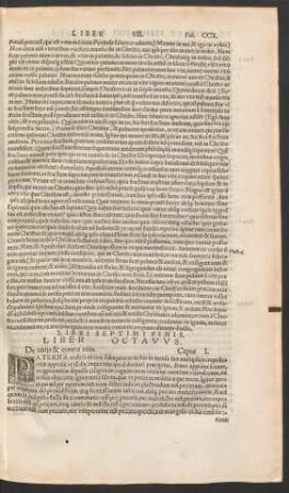 Liber Octavus. De Vitiis & contra vitia.