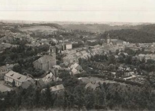 Waldheim (Kreis Döbeln) : Blick vom Siegesturm auf die Stadt