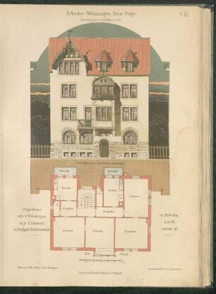 Doppelhaus in Stuttgart-Karlsvorstadt