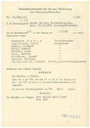 Beier, Ernst