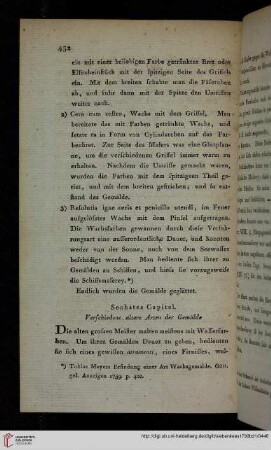 Sechstes Capitel