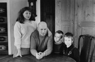Familie W. am Eßtisch