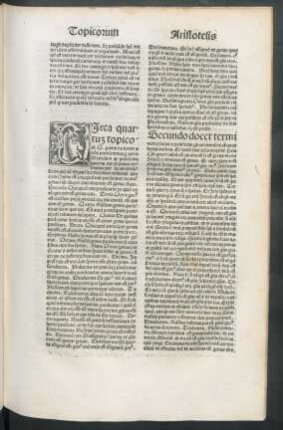 Circa quartum topicorum ...