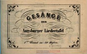 Gesänge der Augsburger Liedertafel, [2],1. Tenore II