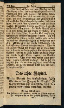 375-398, Erster Abschnitt - Siebender Abschnitt