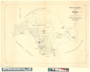 Bebauungsplan von Rabaul