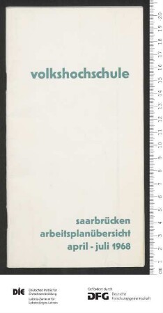 Programm 3. Trimester 1967/1968