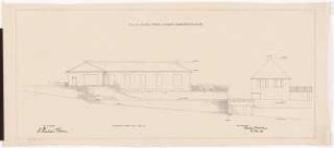 Wohnhaus Dr. Werner, Stuttgart: Ansicht Süd 1:100