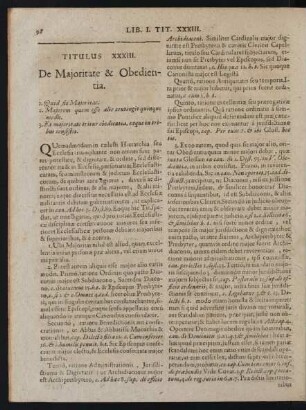 Titulus XXXIII.
