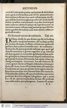 De synteresi, ratione et conscientia.