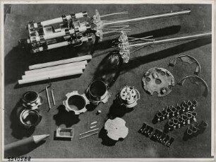 Bauteile einer Bildröhre, Repro 1955