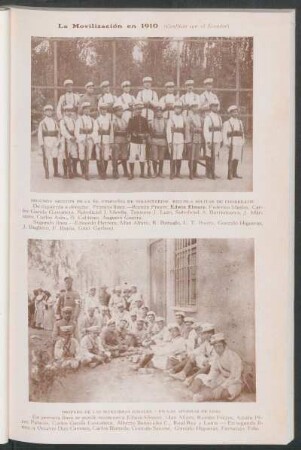 La Movilización en 1910 (conflicto con el Ecuador) - [Fotografías]