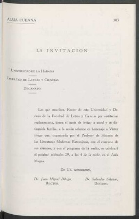 La Invitación