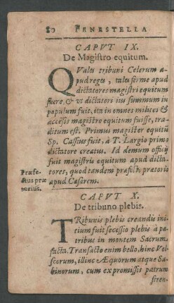 Caput X. De tribuno plebis