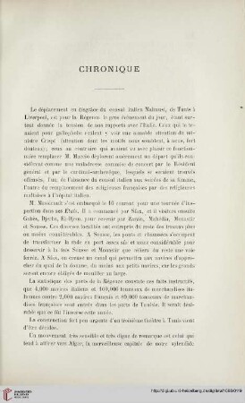 Chronique