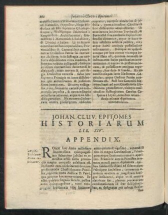 Lib. XIV. Appendix