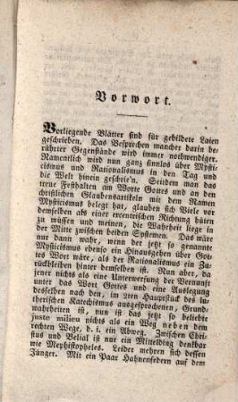 Über ein nothwendiges Belebungsmittel des religiösen Sinnes in der protestantischen Kirche