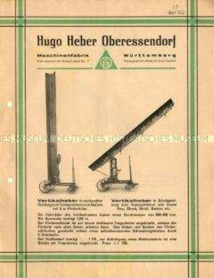Landwirtschaftliche Fördergeräte
