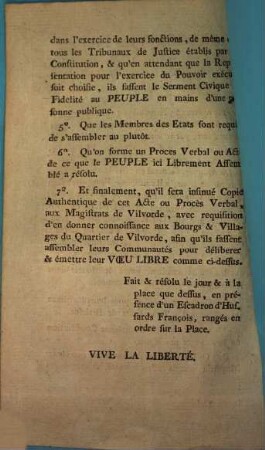 Proces Verbal Des Résolutions prises le 25 Novembre 1792