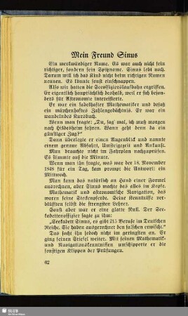 Mein Freund Sinus