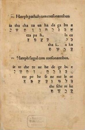 Sēfer had-diqdûq : = Grammatica Hebraica Absolutissima, Eliae Levitae Germani