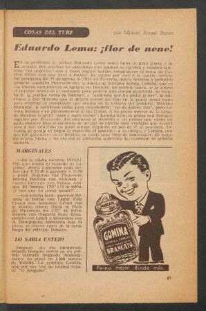 Cosas del turf