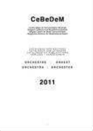 Catalogue des éditions, 2011