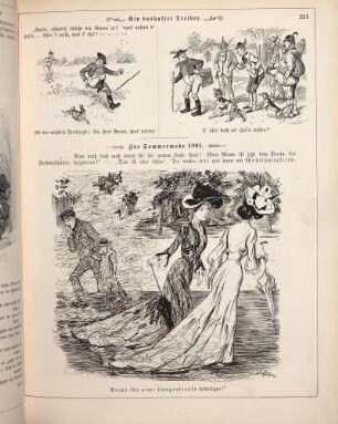 "Ein boshafter Treiber" "Zur Sommermode 1901"