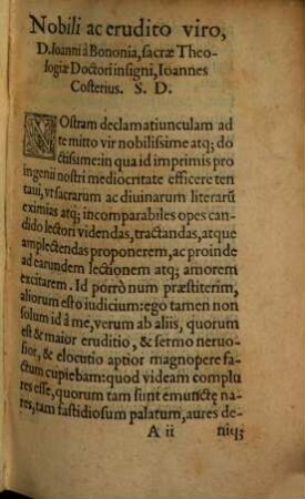 Declamatio in sanctarum literarum laudem