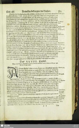 Das XLVIII. Capitel