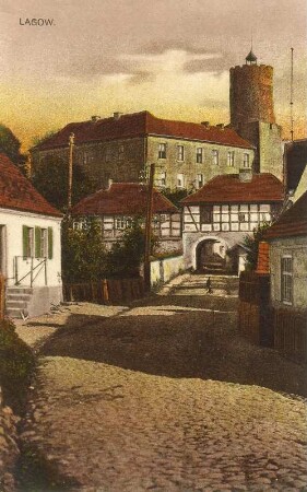 Postkarte, Lagow (Łagów)