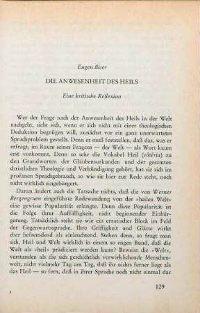129-152 Die Anwesenheit des Heils
