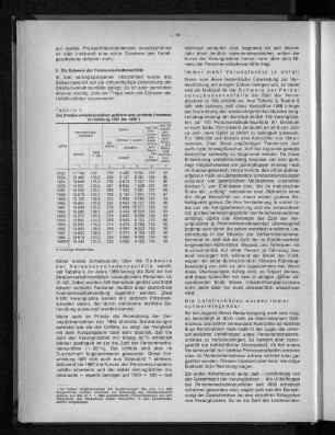 Tabelle 3: Bei Straßenverkehrsunfällen getötete und verletzte Personen in Hamburg 1953 bis 1969