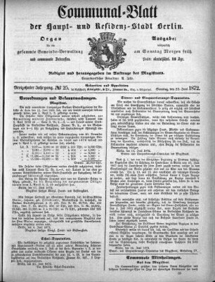 1872,25: No. 25, 23. Juni 1872