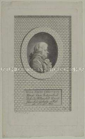 Porträt des Historikers Wilhelm Ernst Christiani