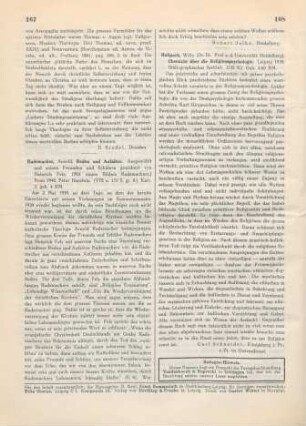 167-168 [Rezension] Rademacher, Arnold, Seine Reden und Aufsätze