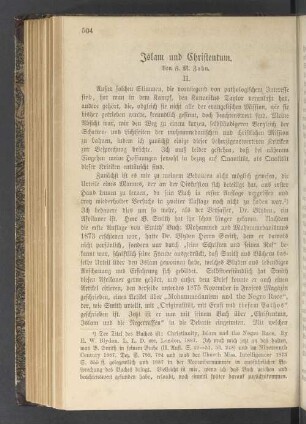 Islam und Christentum
