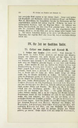IV. Die Zeit der staufischen Kaiser